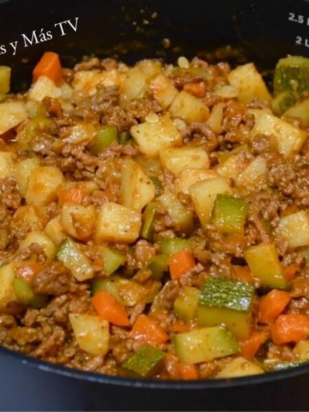 Guisados de Carne: Si necesitas ideas para cocinar carne molida, esta receta te fascinará