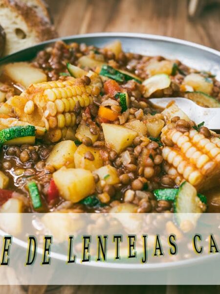 Recetas de potajes: VEGAN Lentil Stew // Canarian Lentil Potaje // Free of Gluten and Soy