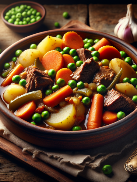 Estofado de carne con verduras: Delicia nutritiva en un solo plato