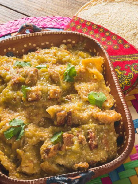 chicharrón en salsa verde