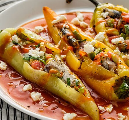 Chile relleno de queso oaxaca