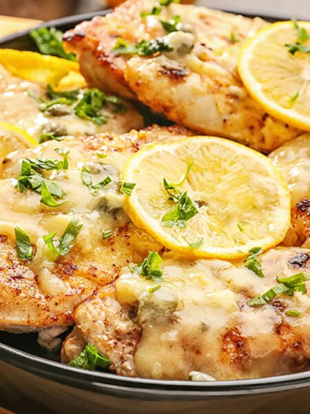 Arroz con estofado de pollo a la miel y limón