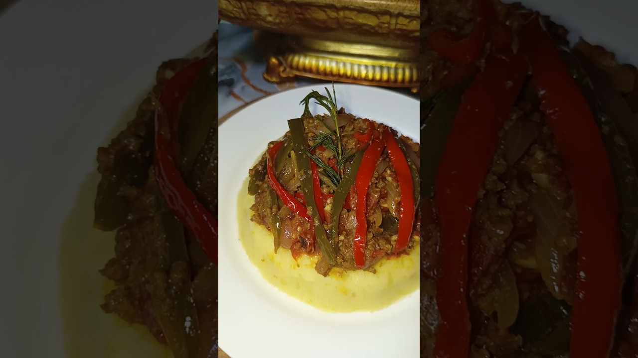 Puré de Patatas Casero con Guiso de Res Molida Español