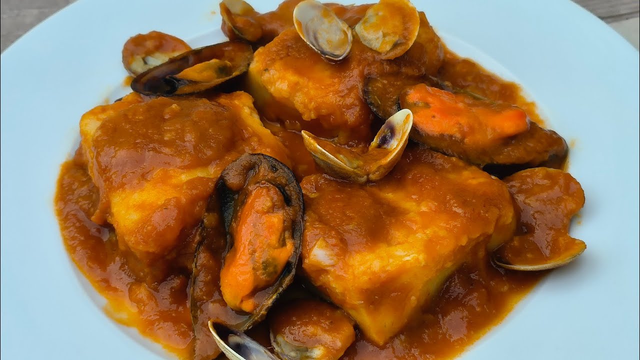 Bacalao en salsa marinera casera