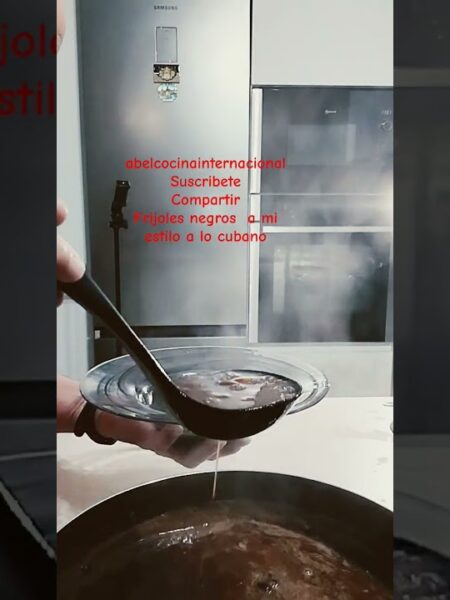 frijoles negros a mi estilo a lo cubano