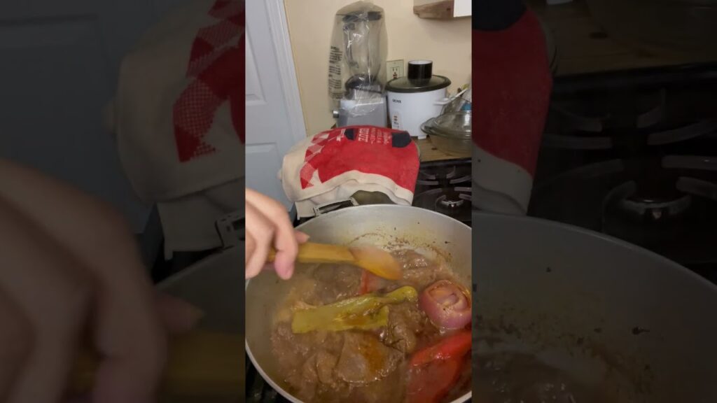 Bistec guisado casero a la castilla y león