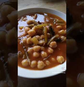 COCIDO de garbanzo con tagarnina #short #shotsvideo