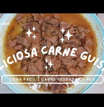 Carne Guisada de Res | Cena facil y deliciosa #receta #guiso #carneguisada
