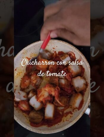 Como hacer Chicharron guisado