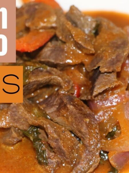 Corazón de vaca guisado | corazón de res  | Ros Emely