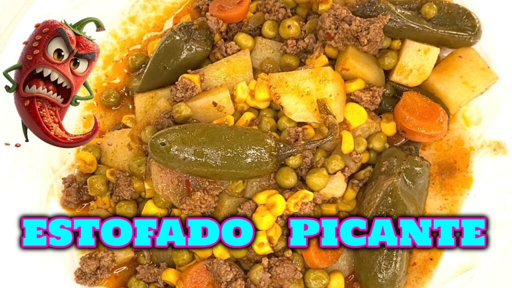 Estofado de carne molida picante a la mexicana | Receta fácil y deliciosa