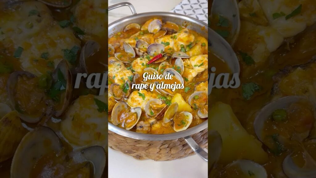 Guiso de Rape con Almejas y Patatas | Receta Tradicional Paso a Paso