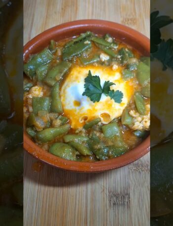 Judías verdes esparragadas.