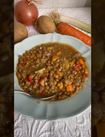 Lentejas con verduras