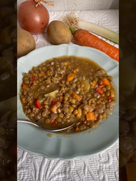 Lentejas con verduras