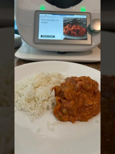 Lomo de cerdo con tomate en #thermomix #thermoniquex