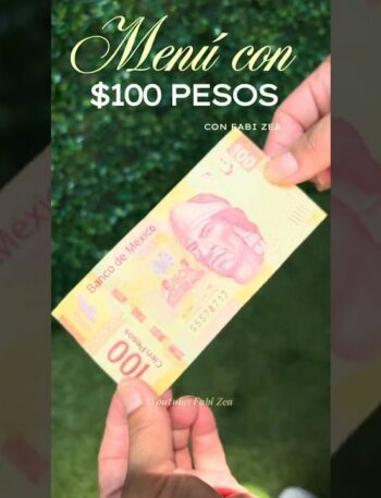 MENÚ ECONÓMICO CON $100 PESOS #cocinaconmigo #viralrecipevideo