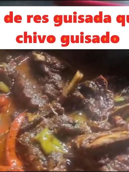 Mejor receta de hacer un pecho de res guisado que parece chivo