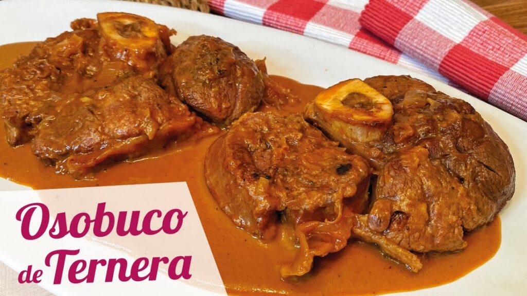 OSOBUCO DE TERNERA EN SALSA DE VINO TINTO | Receta de osobuco