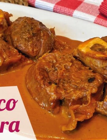 OSOBUCO DE TERNERA EN SALSA DE VINO TINTO | Receta de osobuco