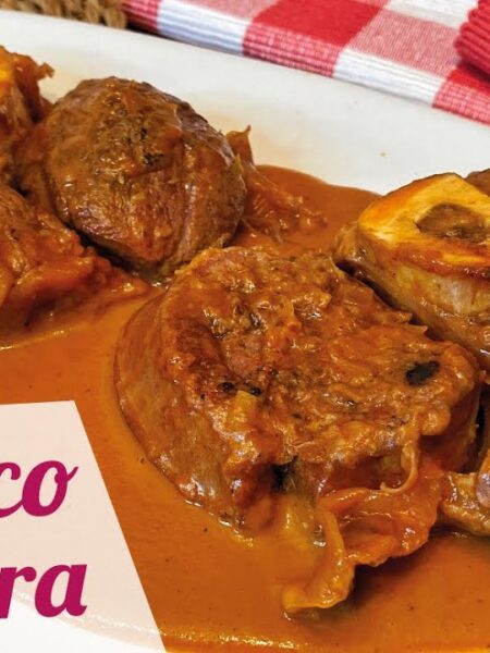 OSOBUCO DE TERNERA EN SALSA DE VINO TINTO | Receta de osobuco
