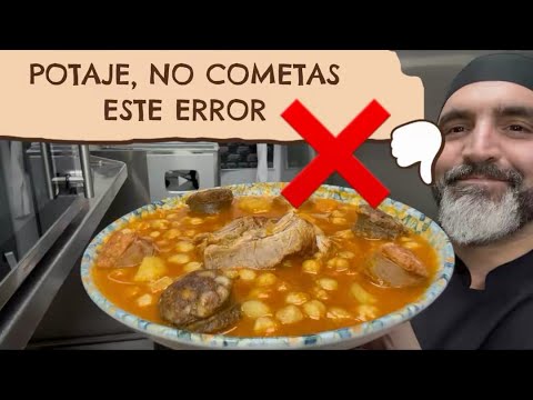 POTAJE DE GARBANZOS, JAMÁS COMETAS EL ERROR DE LA SAL Y SI PREPARAS EL SOFRITO ASÍ, LO VAS A BORDAR.