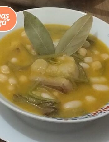 POTAJE de tagarninas con pringá fácil y rápido #recipes #andalucía #hispanoamérica #europe#garbanzos