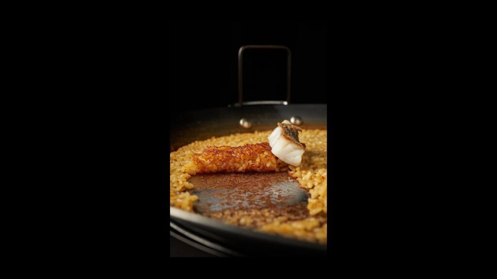 Paella de Borriquete (pescado)