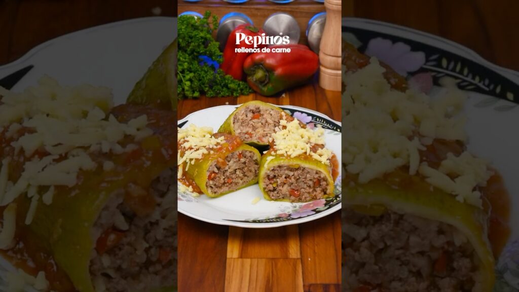 Pepinos rellenos una receta saludable y tradicional #receta #colombia #cocina #gastronomia #2025