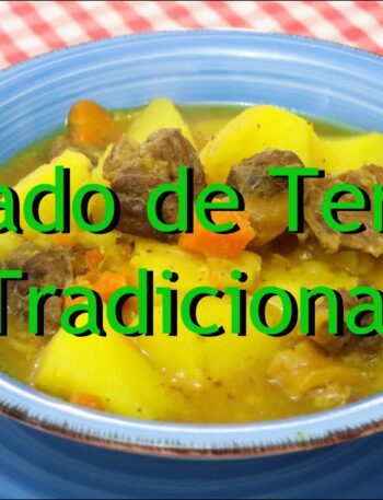 Receta para principiantes, guisado de ternera con todo su sabor, comer bien es facil