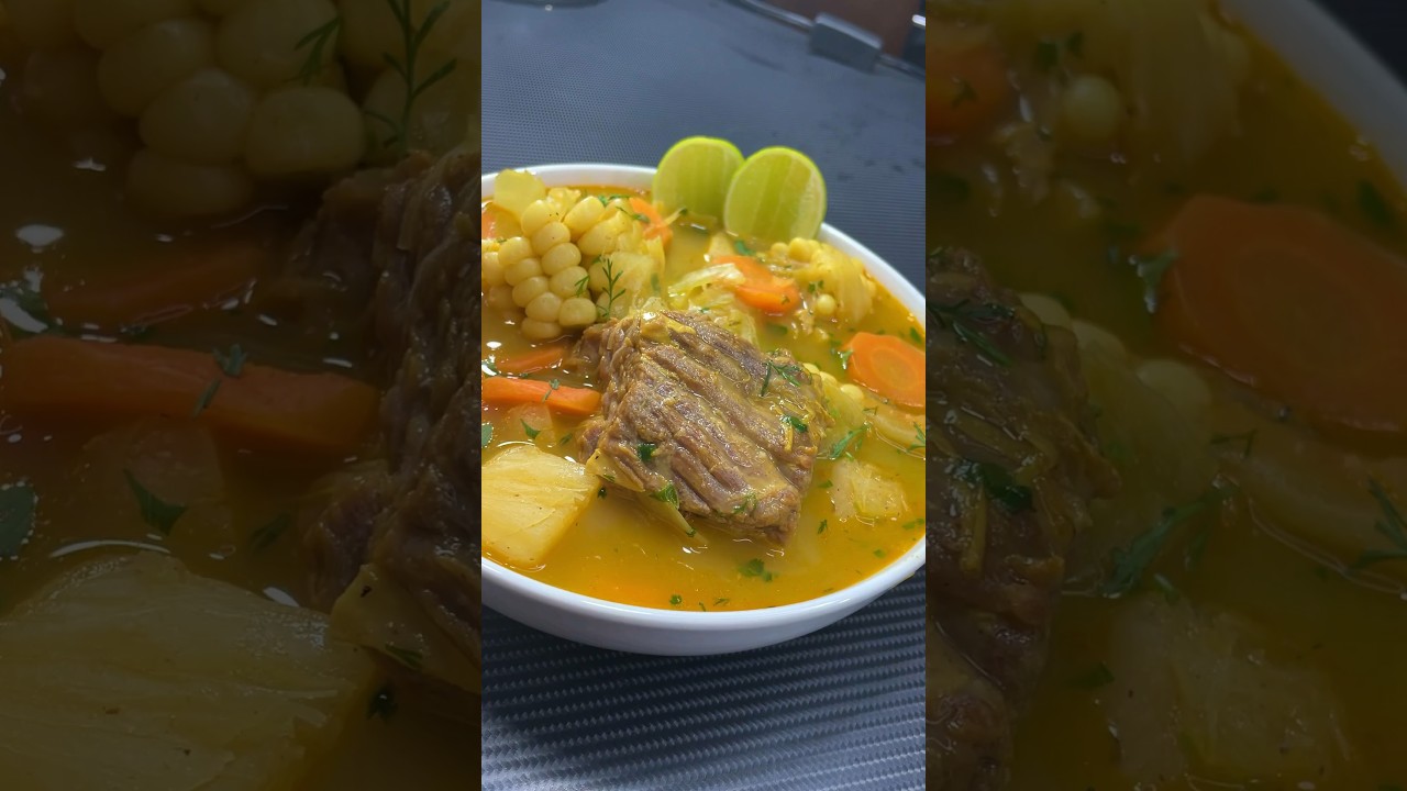 Sancocho de Costilla de Res Casero