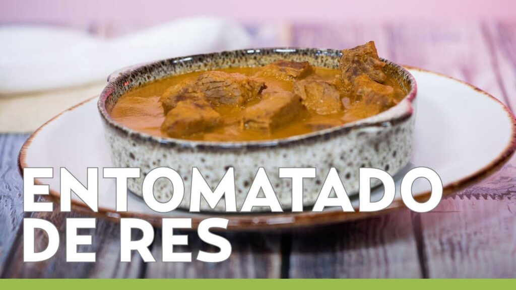 ¡Consiente a tu paladar este fin de semana! Entomatado de res, fácil, delicioso y económico