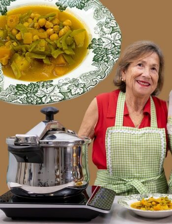 Berzas malagueñas tradicionales con carne: el guiso de siempre