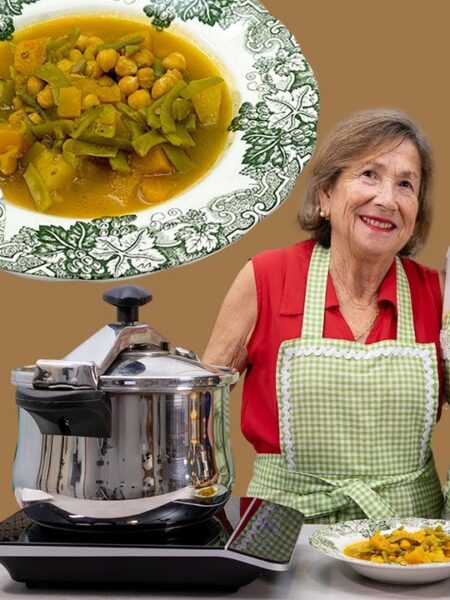 Berzas malagueñas tradicionales con carne: el guiso de siempre