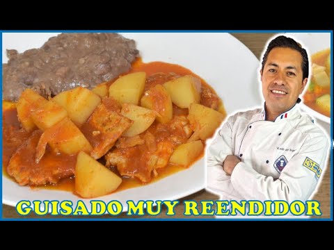 ¿Buscas un guisado económico y sabroso? Prueba este con papas y carne