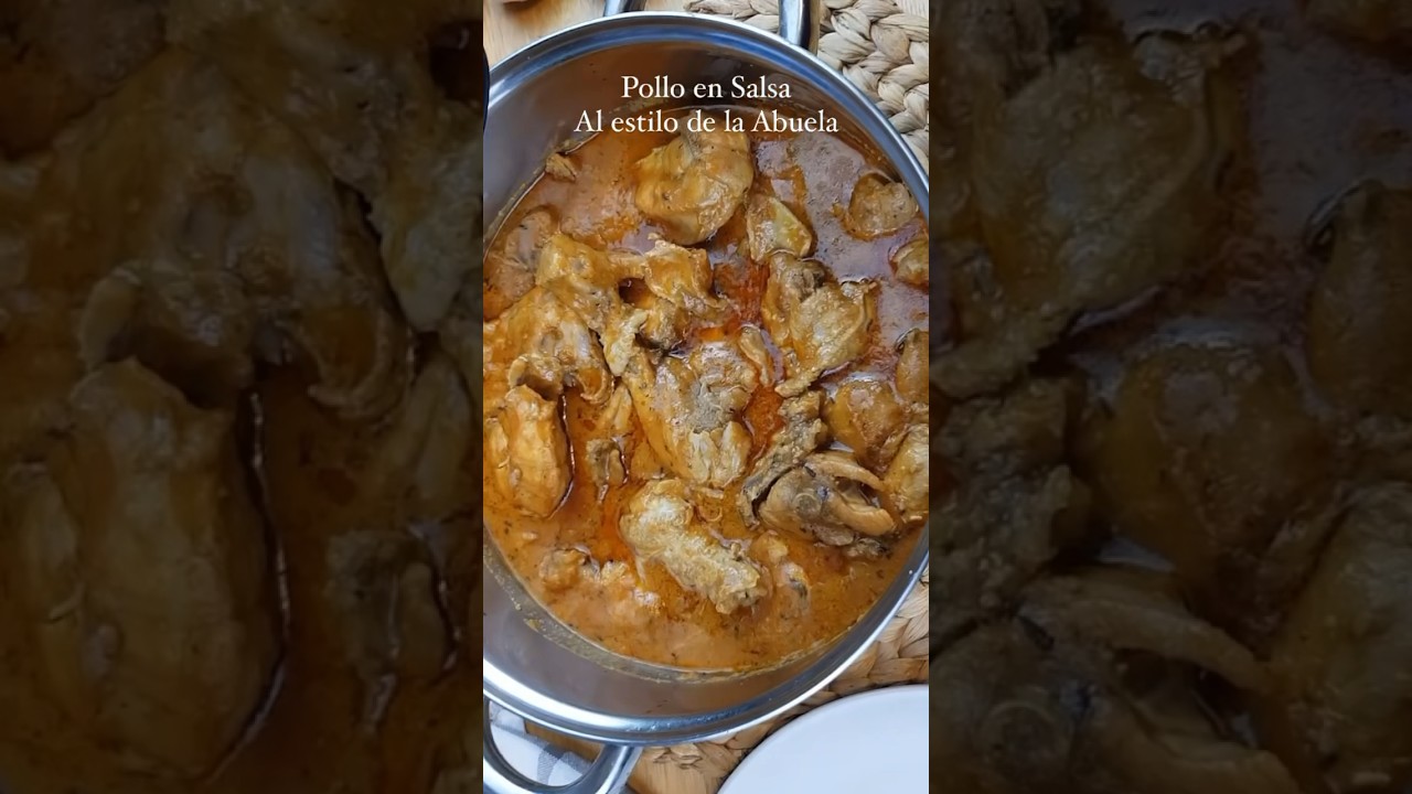 Pollo Guisado como lo Hace mi Abuela - El Pollo en Salsa Casera que Te Transportará a la Infancia