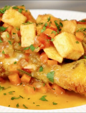¡¡El POLLO GUISADO con patatas que mi ABUELA preparaba!! Receta casera paso a paso
