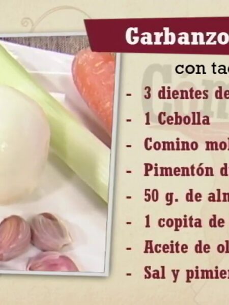 Cómetelo | Garbanzos con tagarninas