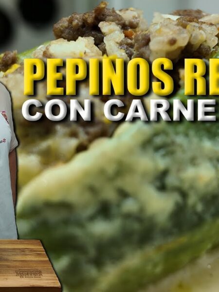 Como hacer PEPINOS RELLENOS muy fácil.!