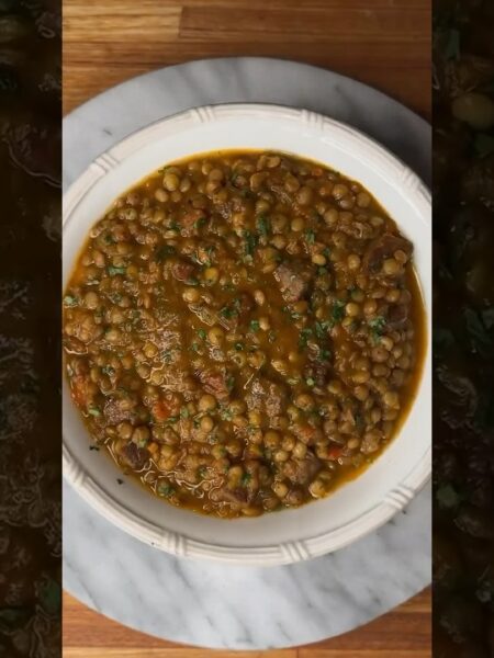 EL MEJOR GUISO de LENTEJAS (Receta) #shorts #recetasargentinas #comidatipica #guisodelentejas