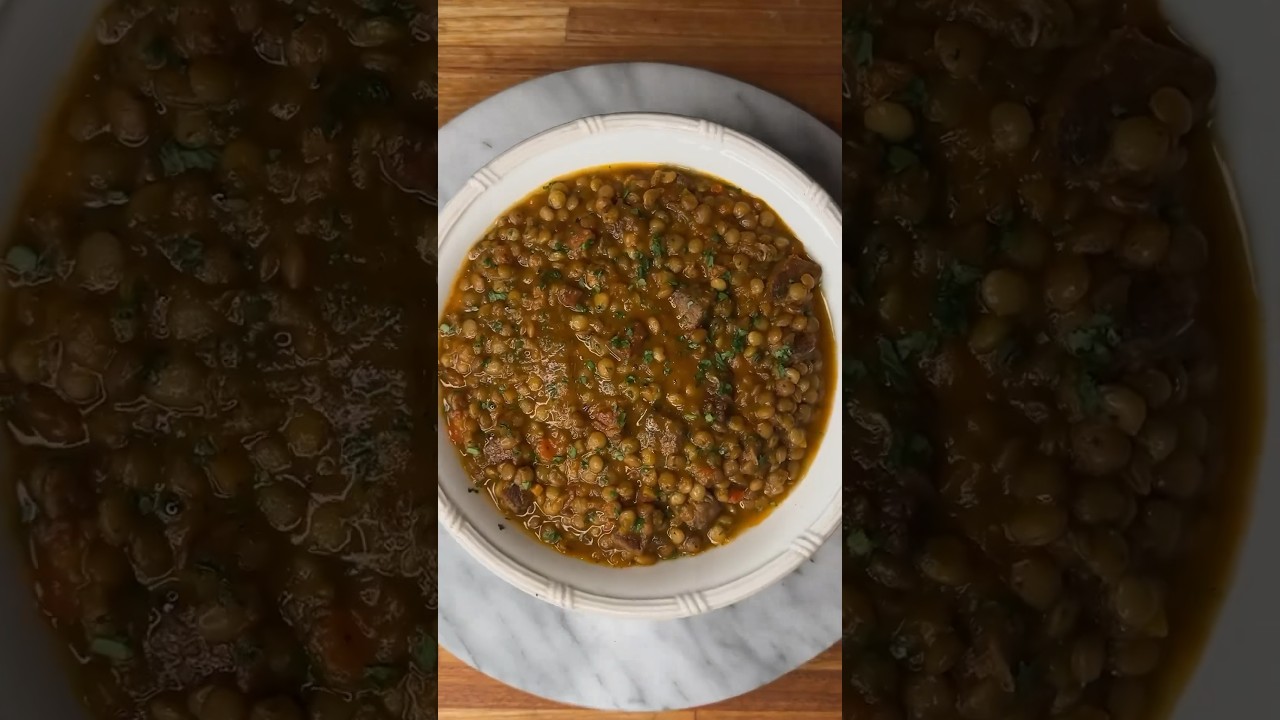 Guiso De Porotos Sin Carne - Guiso de lentejas, el mejor receta casera
