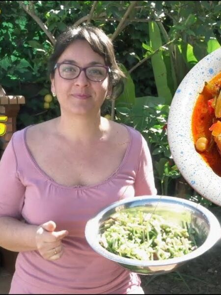 Garbanzos Guisados con Tagarninas | Guiso de Cardo con Garbanzos y Pollo