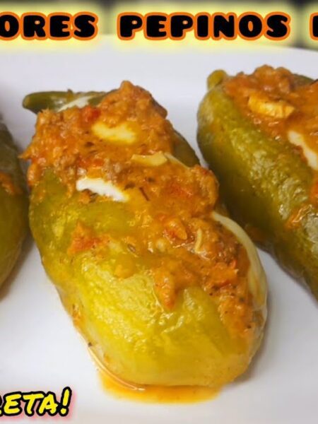 Pepinos rellenos caseros - ¡Una delicia de guiso fácil y sabrosa!