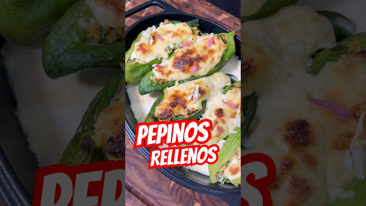 Pepino De Guiso - Pepinos rellenos de atún y mayonesa