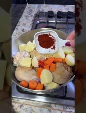 Pollo guisado casero con especias deliciosas 8 Pollo guisado #receta #foddie #recetas #comidafacil #recetasfaciles #cocinaconsabor #pollo