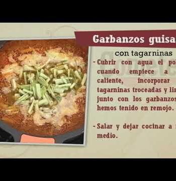 Repaso Garbanzos guisados con tagarninas