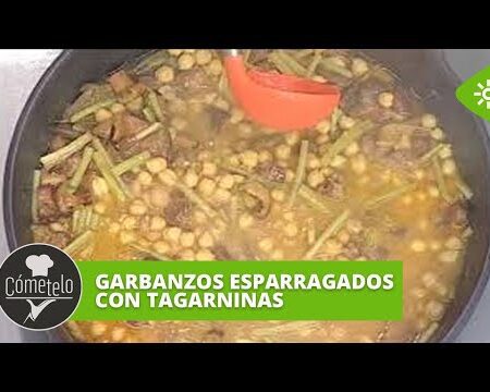 Cómetelo | Garbanzos esparragados con tagarninas