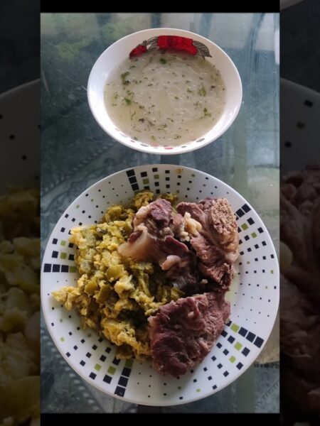 Desayuno keto de pepino y guiso casero en 15 minutos