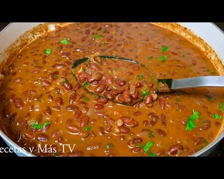 Después de hacer esta receta de frijoles, no volverás a hacerlos diferente- Frijoles Guisados