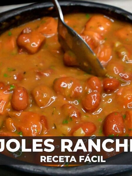 Frijoles rancheros vegetarianos caseros